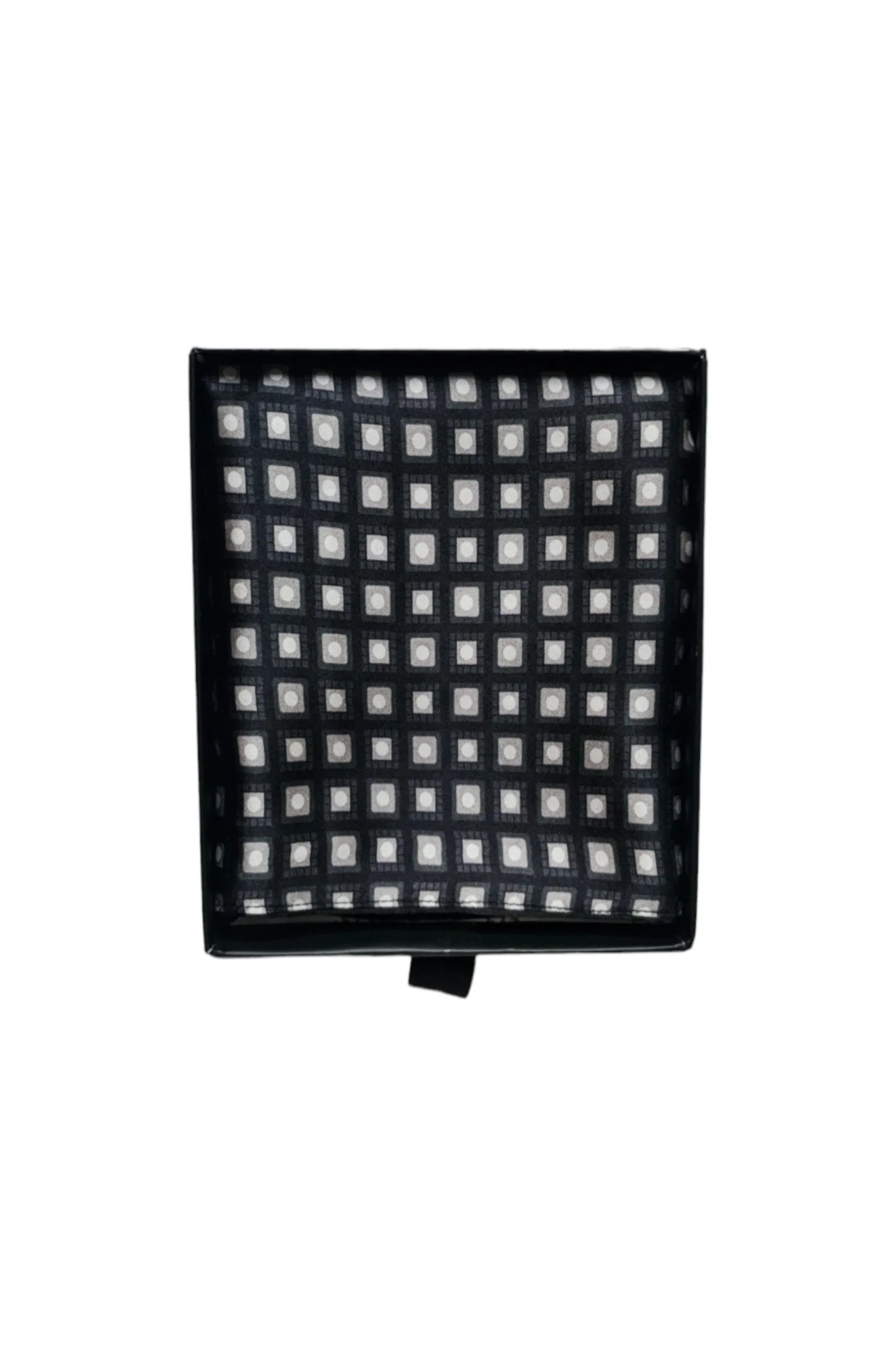 Black and Grey Luxury Silk Scarf
