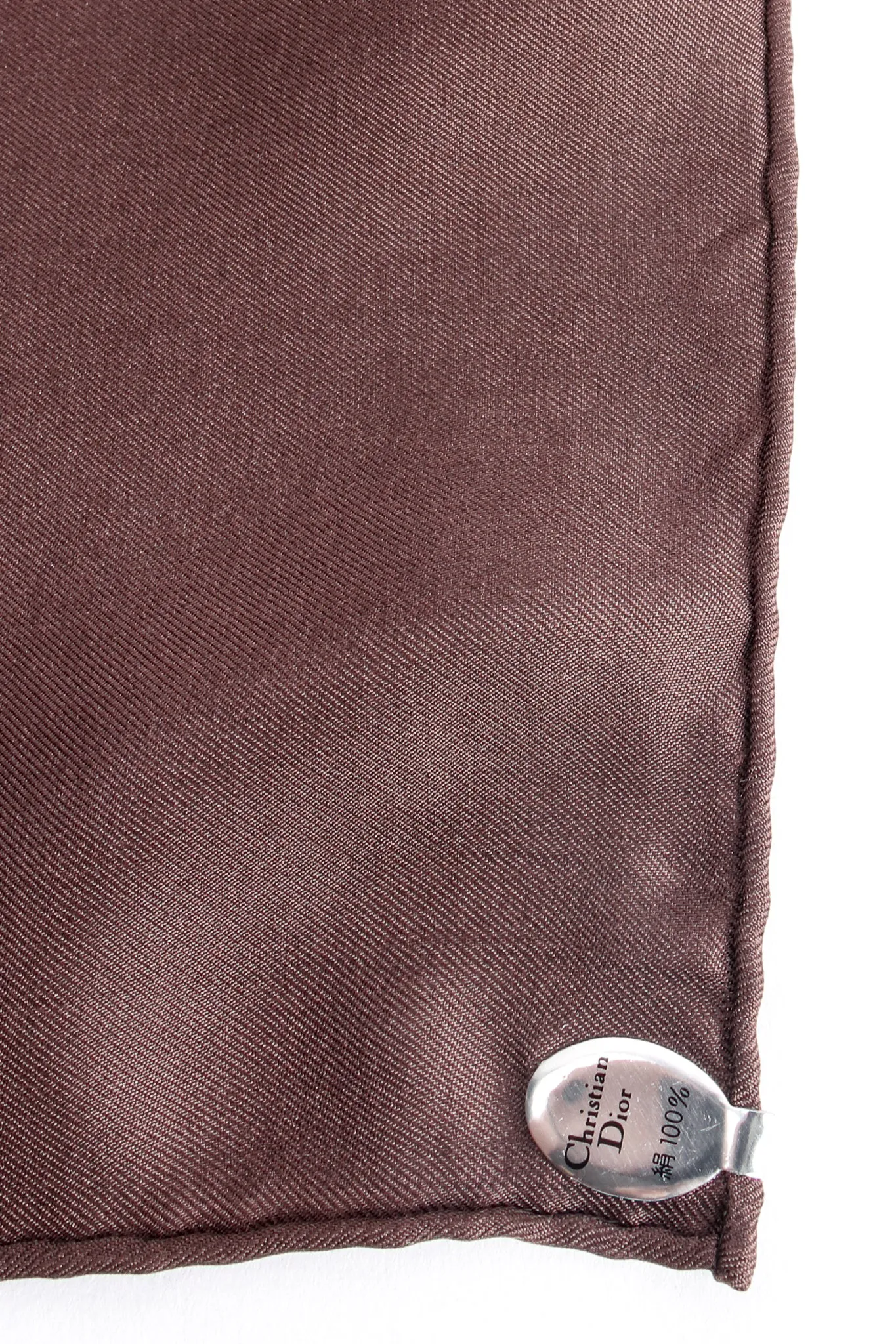 Black Foal Print Silk Scarf
