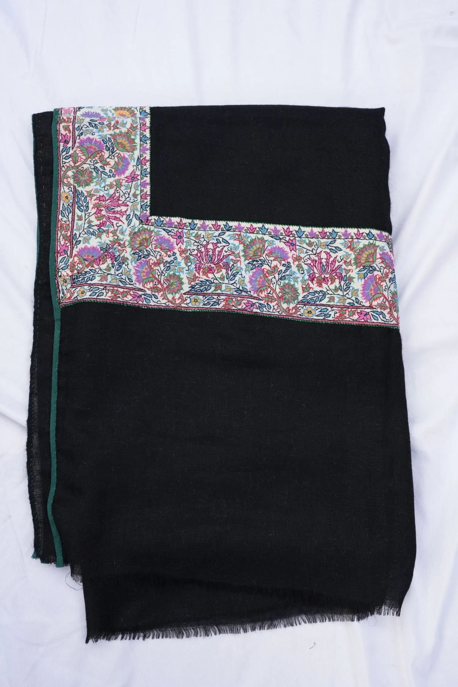 Black pashmina shawl