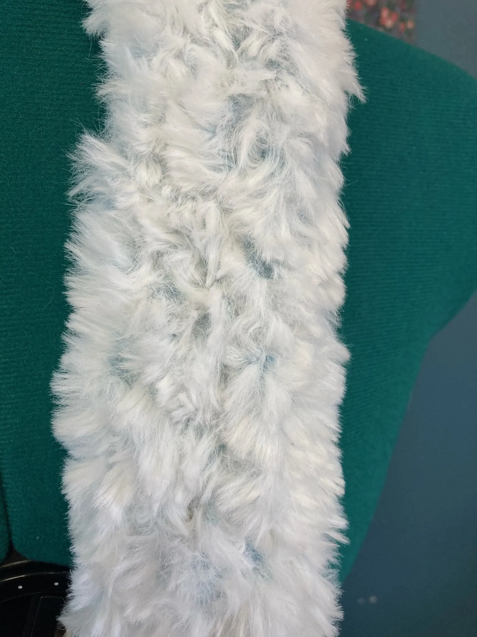 Blue Bengal Scarf Faux Fur