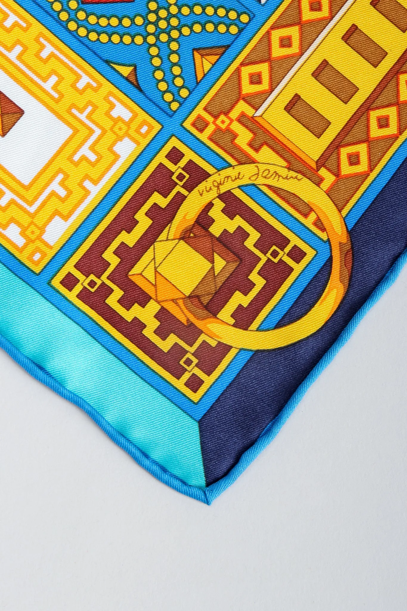 Blue Collier De Chien Scarf