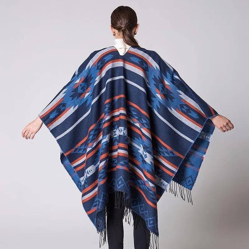 Bohemian Winter Poncho