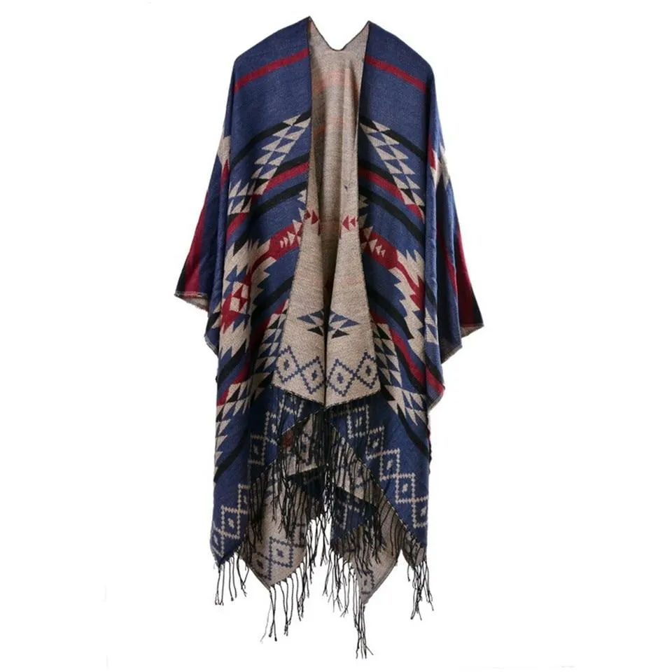 Bohemian Winter Poncho