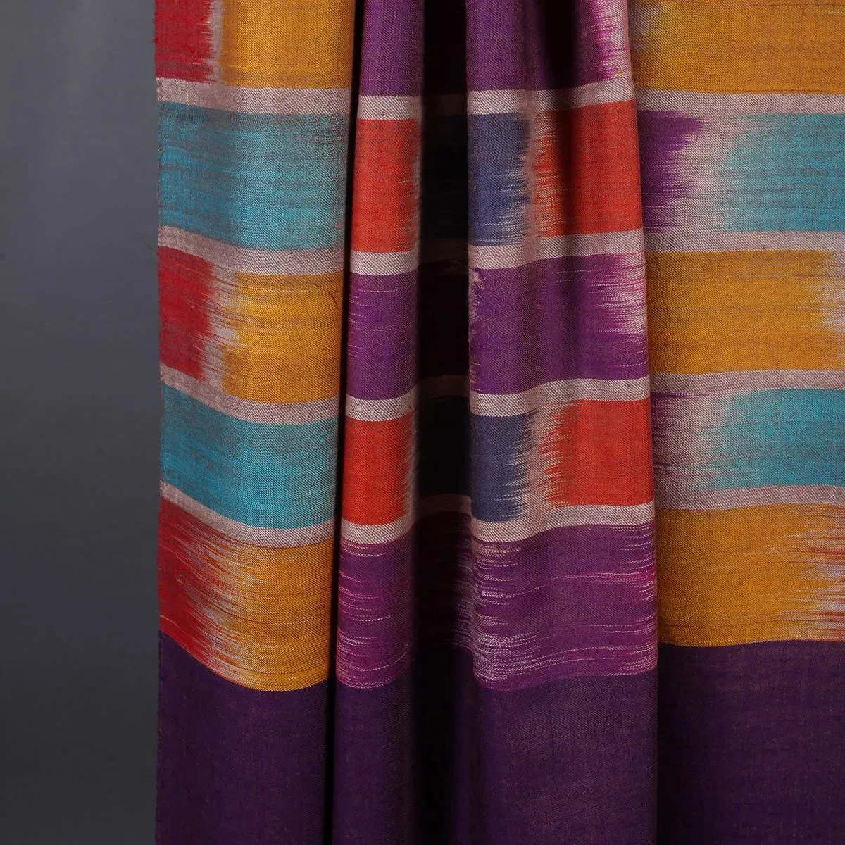 Brick Wall Design Handwoven Pashmina Shawl