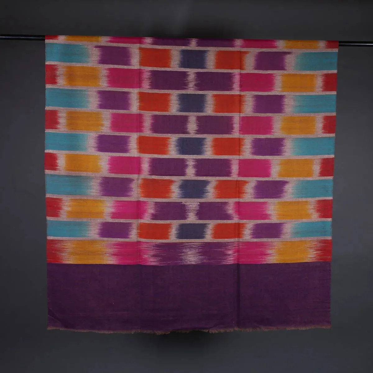 Brick Wall Design Handwoven Pashmina Shawl