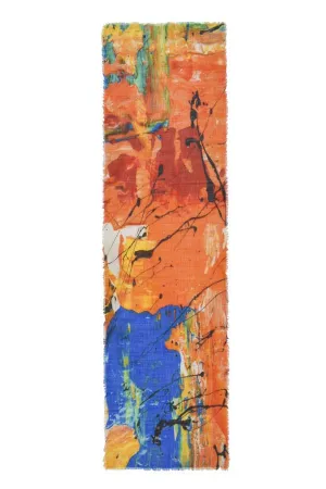 Bristol Abstract Wool Scarf