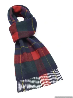 Bronte by Moon Merino Lambswool Tartan/Plaid Scarves