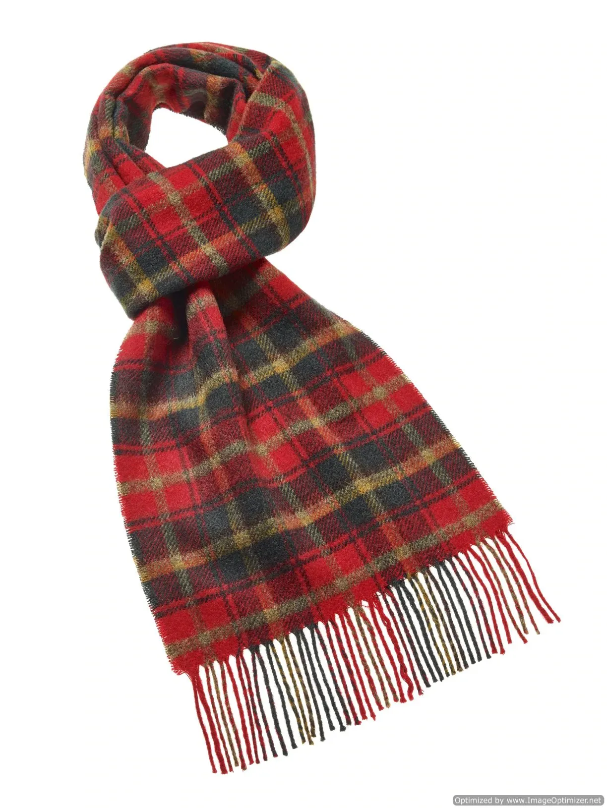 Bronte by Moon Merino Lambswool Tartan/Plaid Scarves