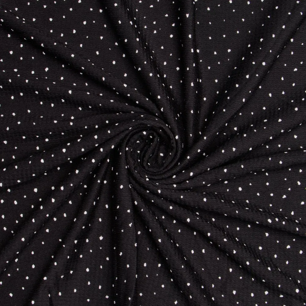 Bubble Knit Black