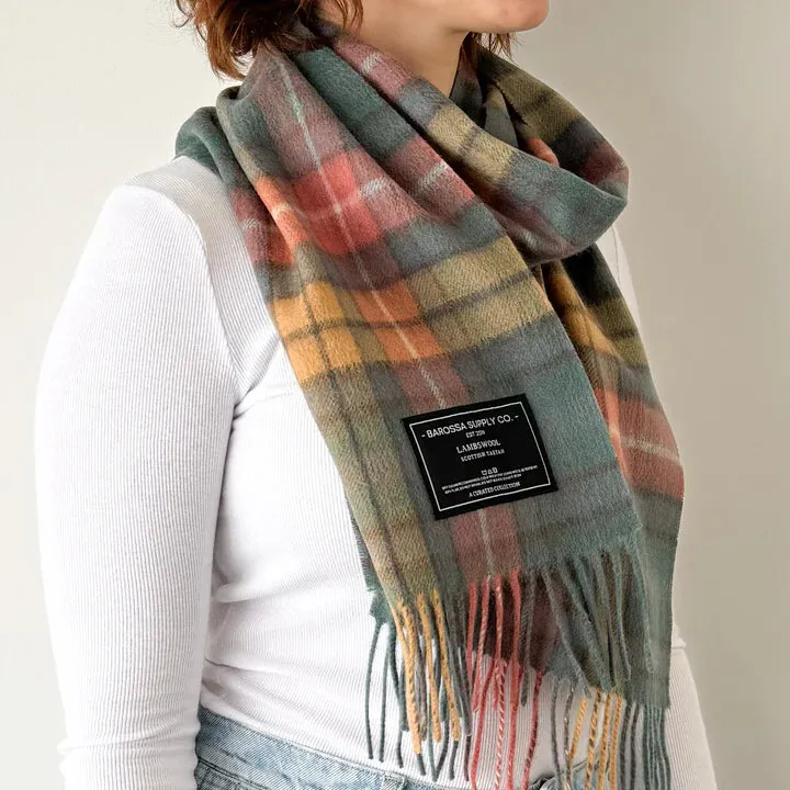 Buchanan Antique Scottish Tartan Lambswool Scarf