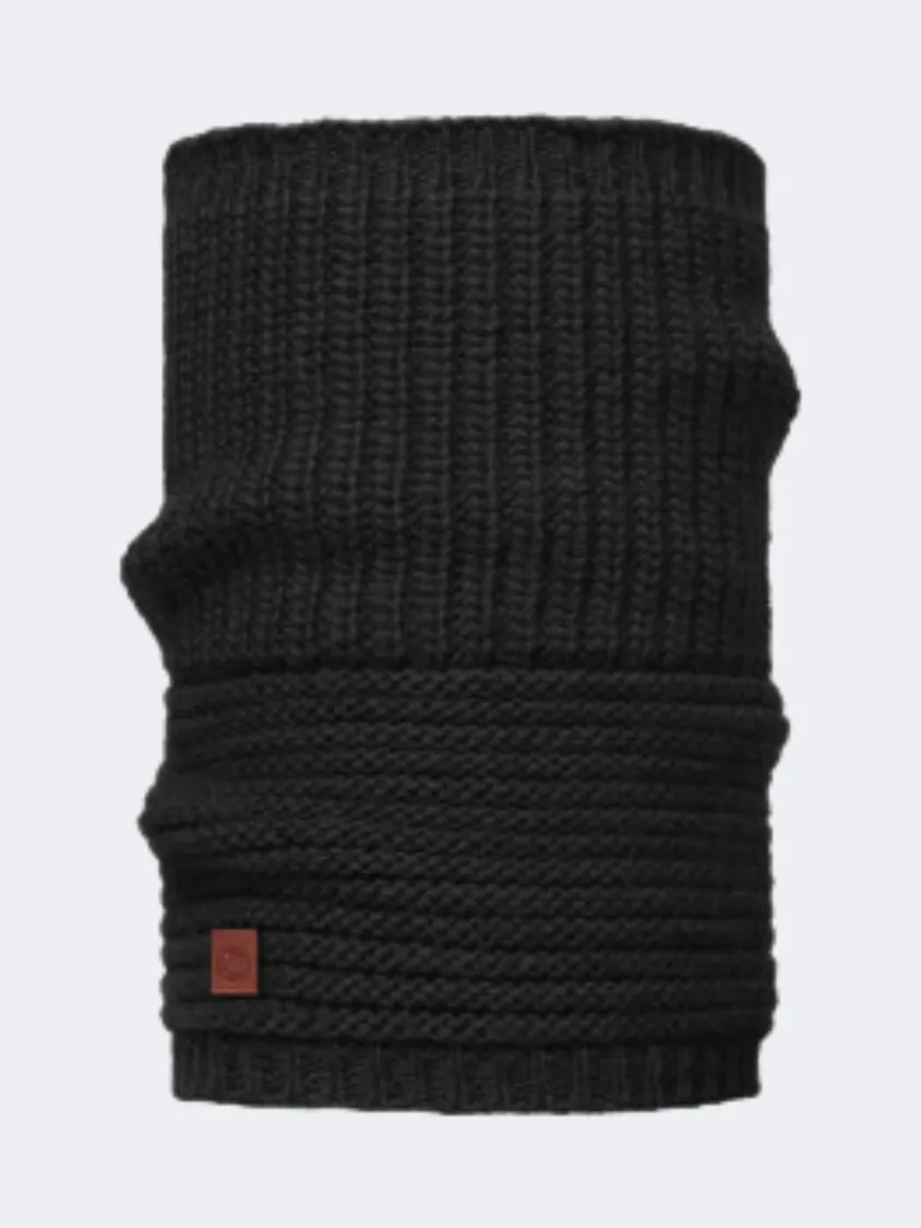 Buff Knitted Collar Gribling Women Lifestyle Tubular Black