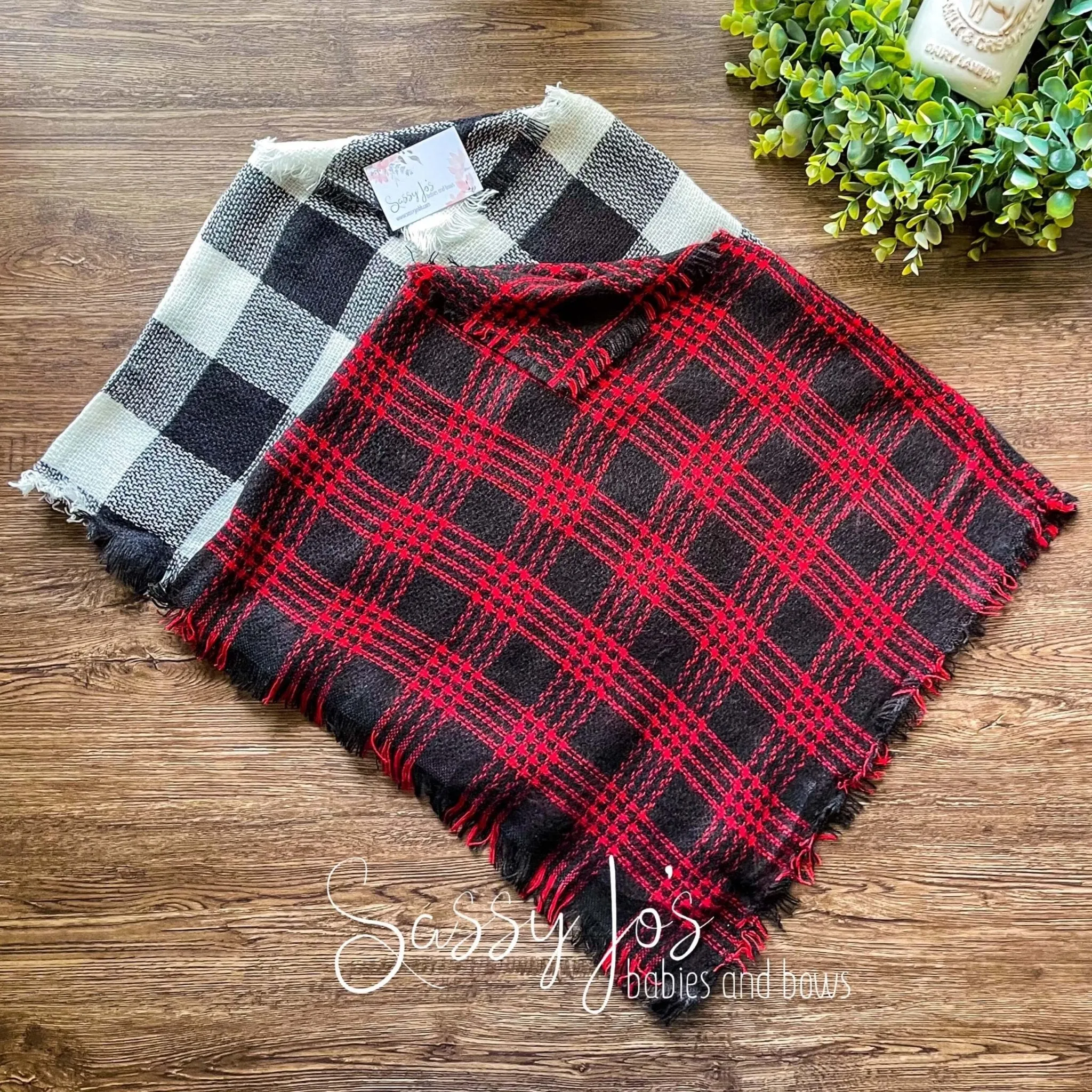 Buffalo Plaid Shawl
