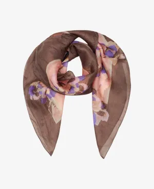 BUSRAUM FLORAL SILK SCARF