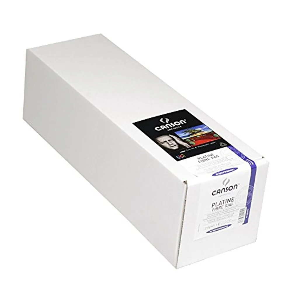 Canson Infinity Platine Fibre Rag 310 Archival Inkjet Paper | 17" x 50' Roll