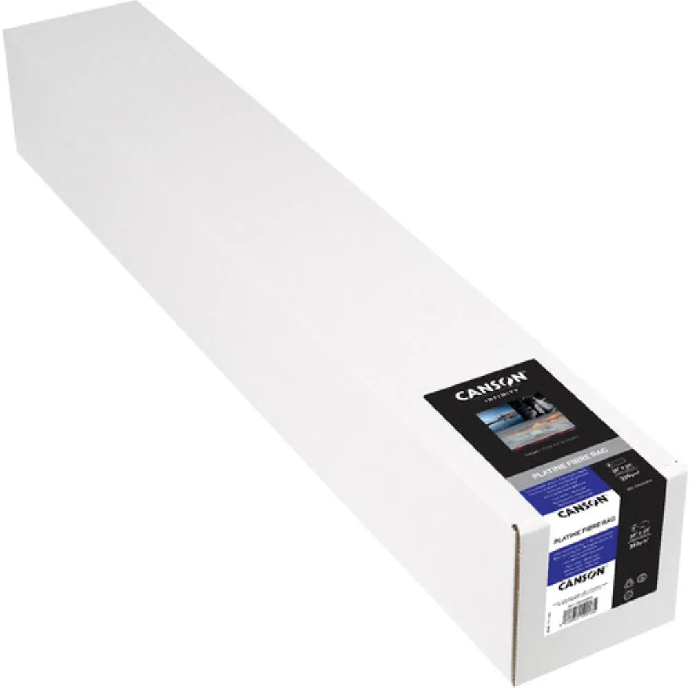 Canson Infinity Platine Fibre Rag 310 Archival Inkjet Paper | 36" x 50' Roll