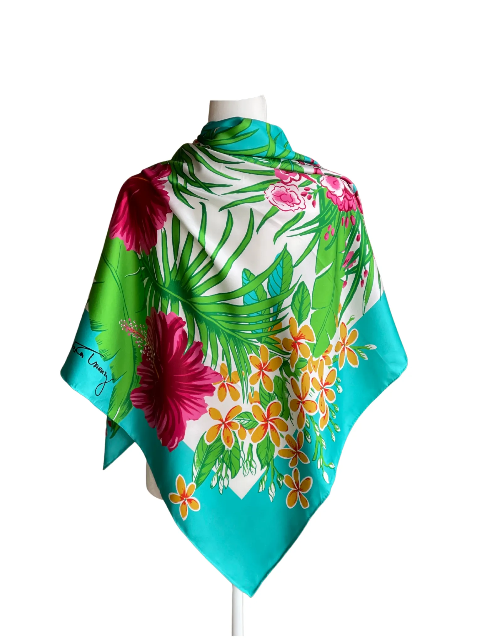 Caribbean Time Silk Scarf