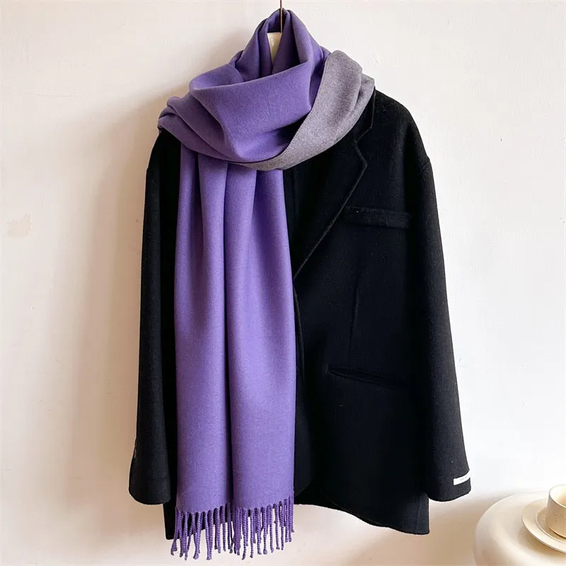 Cashmere Warm Scarf Women's Shawl Wrap Warm