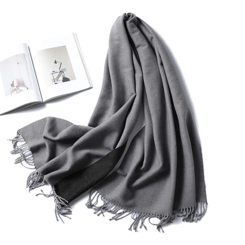 Cashmere Warm Scarf Women's Shawl Wrap Warm