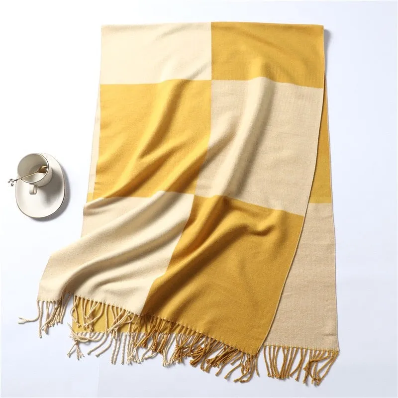 Cashmere Warm Scarf Women's Shawl Wrap Warm