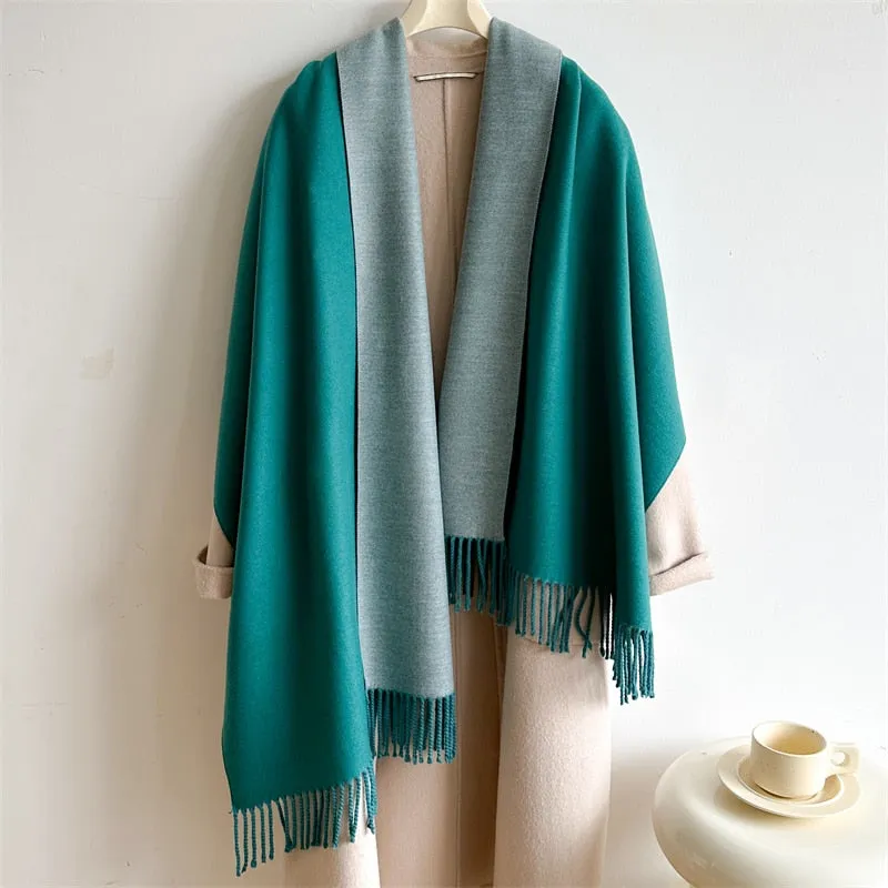 Cashmere Warm Scarf Women's Shawl Wrap Warm