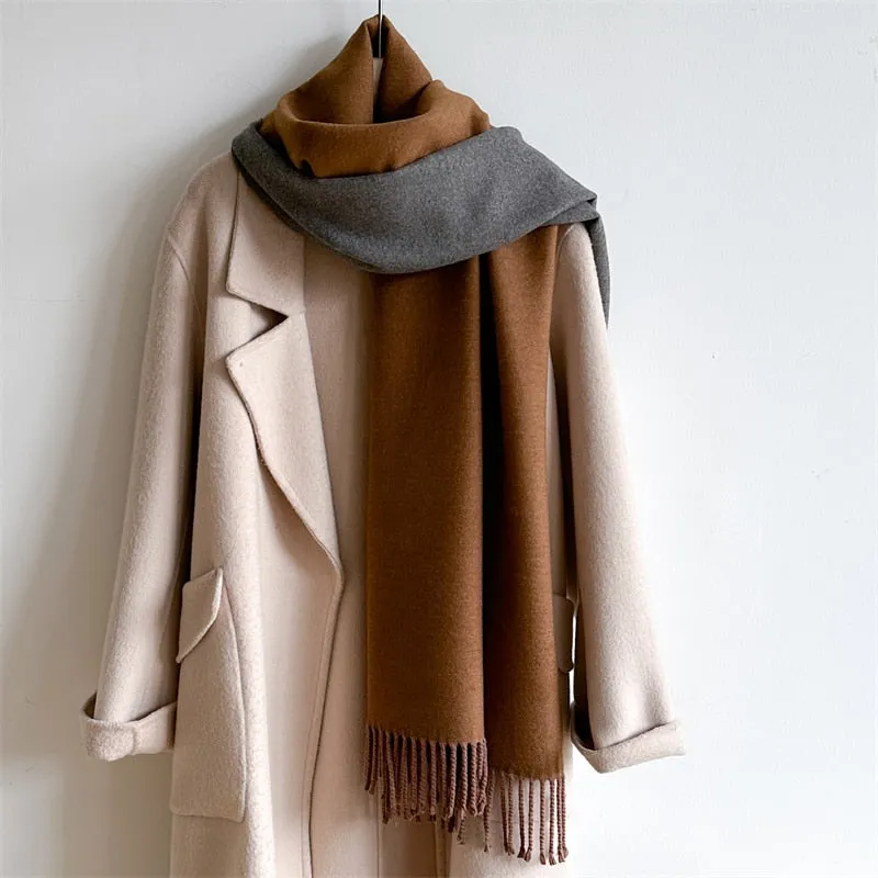 Cashmere Warm Scarf Women's Shawl Wrap Warm