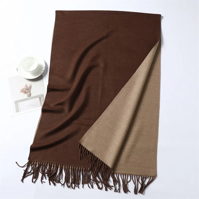 Cashmere Warm Scarf Women's Shawl Wrap Warm
