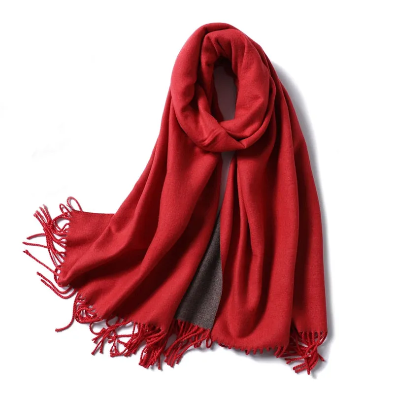Cashmere Warm Scarf Women's Shawl Wrap Warm