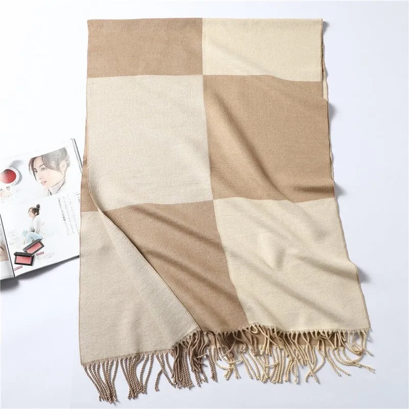 Cashmere Warm Scarf Women's Shawl Wrap Warm