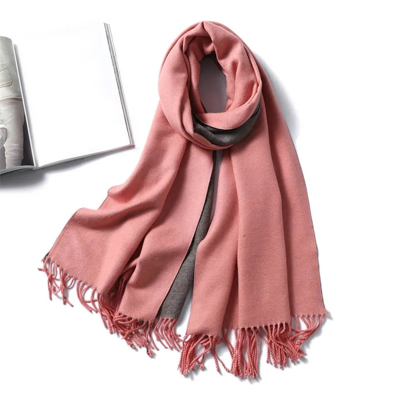 Cashmere Warm Scarf Women's Shawl Wrap Warm