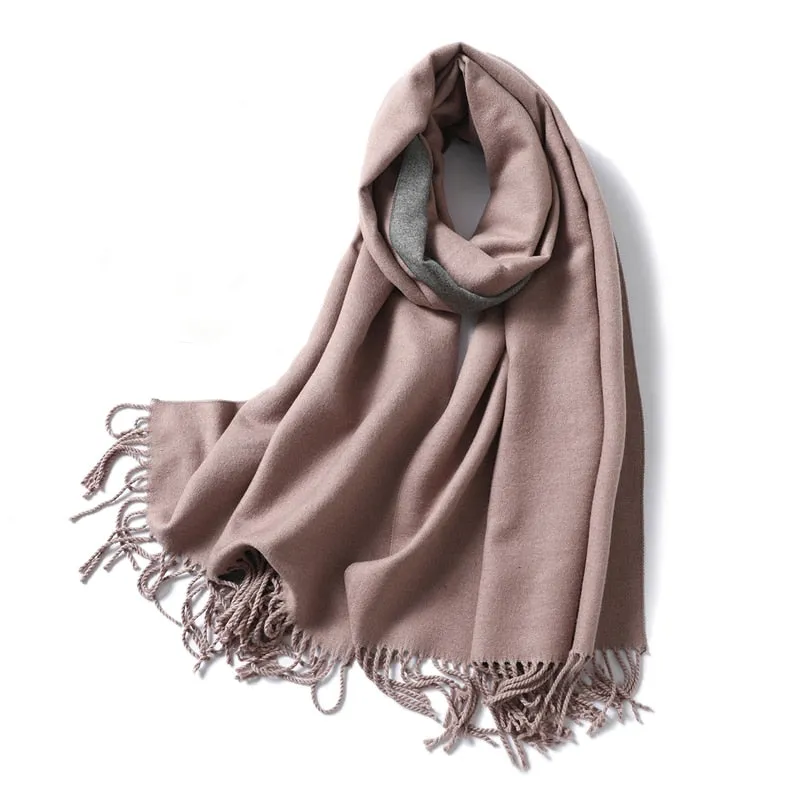 Cashmere Warm Scarf Women's Shawl Wrap Warm