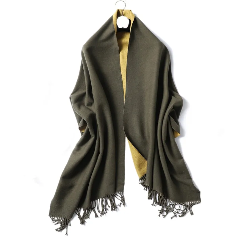 Cashmere Warm Scarf Women's Shawl Wrap Warm