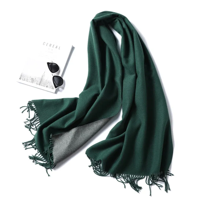 Cashmere Warm Scarf Women's Shawl Wrap Warm