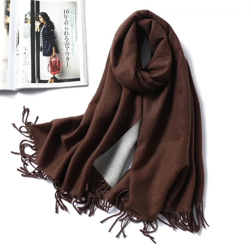 Cashmere Warm Scarf Women's Shawl Wrap Warm
