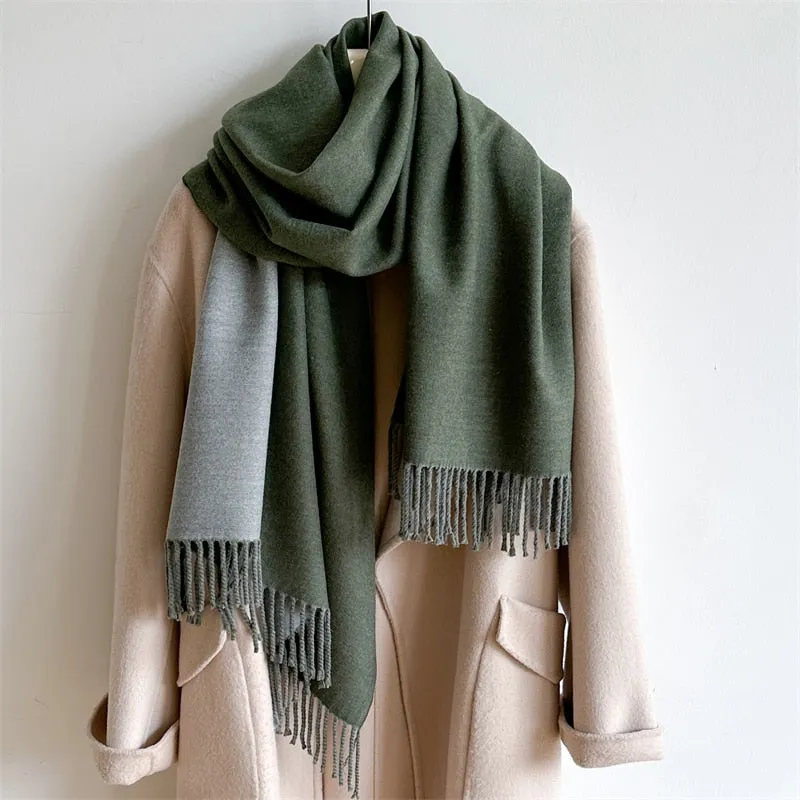 Cashmere Warm Scarf Women's Shawl Wrap Warm