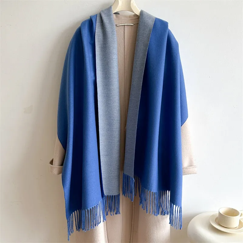 Cashmere Warm Scarf Women's Shawl Wrap Warm