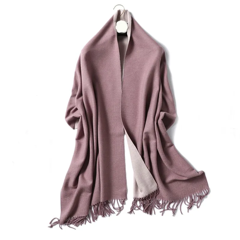 Cashmere Warm Scarf Women's Shawl Wrap Warm