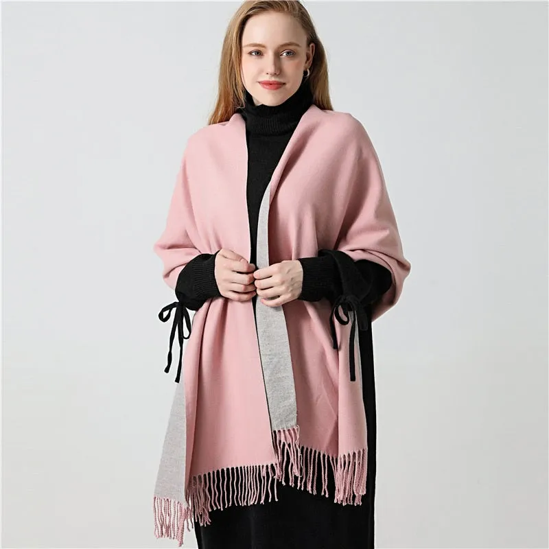 Cashmere Warm Scarf Women's Shawl Wrap Warm