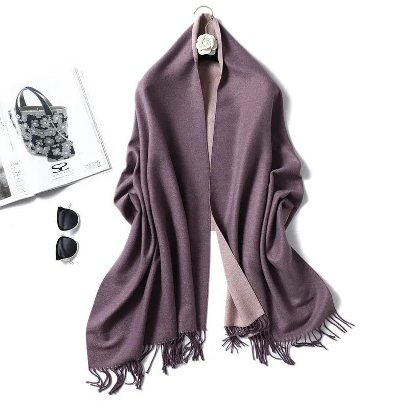 Cashmere Warm Scarf Women's Shawl Wrap Warm