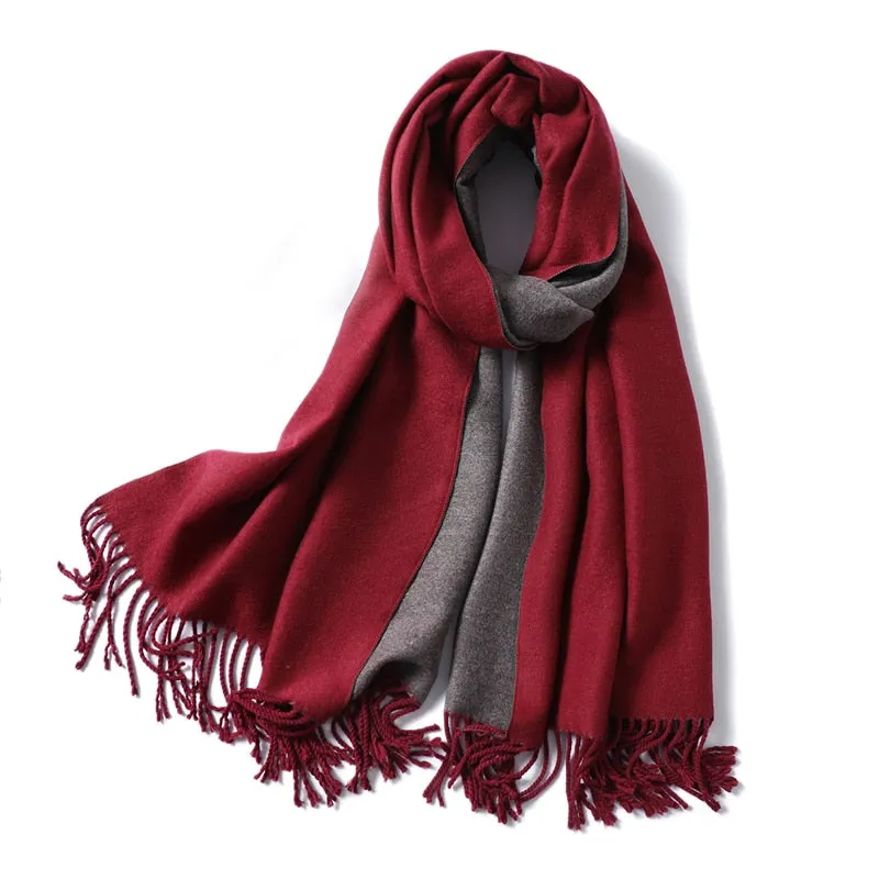 Cashmere Warm Scarf Women's Shawl Wrap Warm