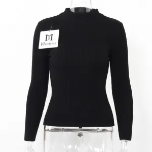 Casual Knitted Long Sleeve Sweater