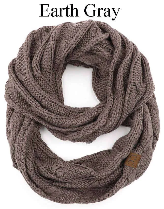 C.C STORY BOOK KNITTED SCARF (6 colors)