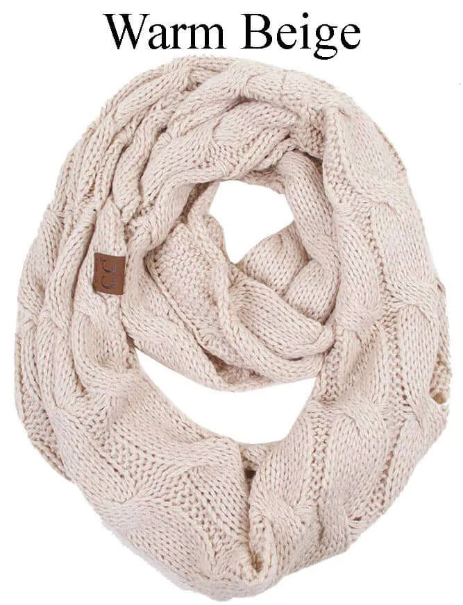C.C STORY BOOK KNITTED SCARF (6 colors)