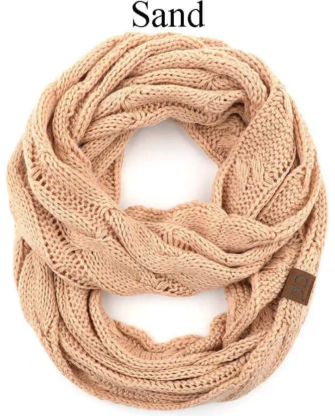 C.C STORY BOOK KNITTED SCARF (6 colors)