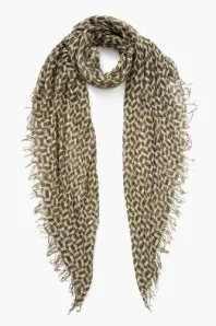 Chan Luu- Geometric- Silk & Cashmere Scarf