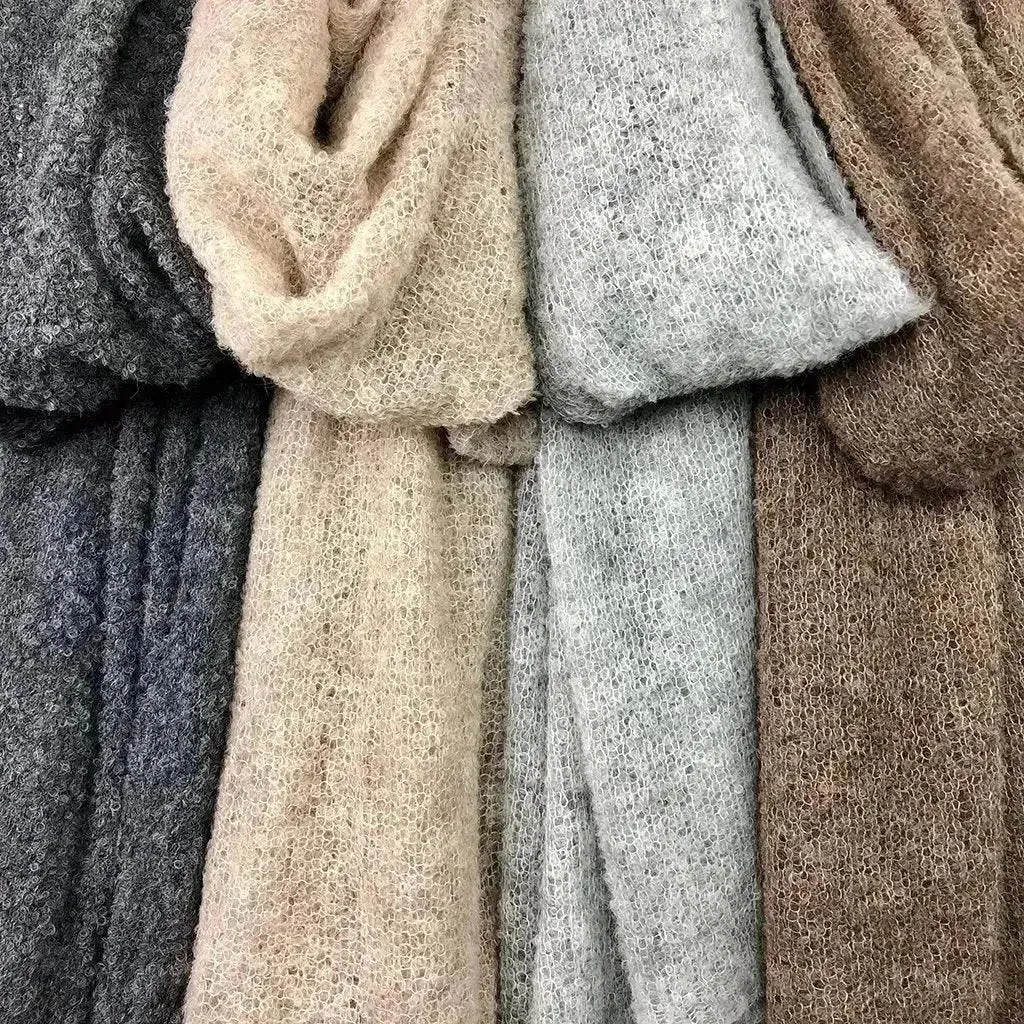 Charcoal Ultra Plush Alpaca Scarf