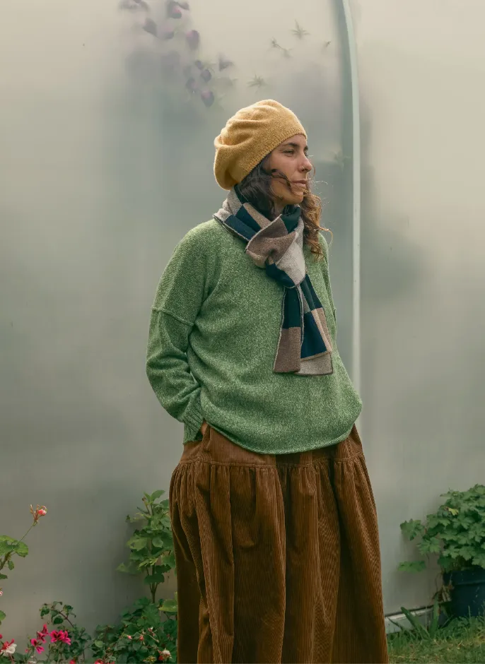 Chequerboard scarf