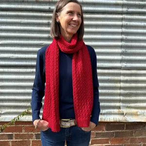 Classer Pure Merino Cable Knit Scarf