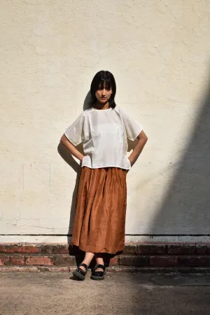 Clay | Silk Skirt