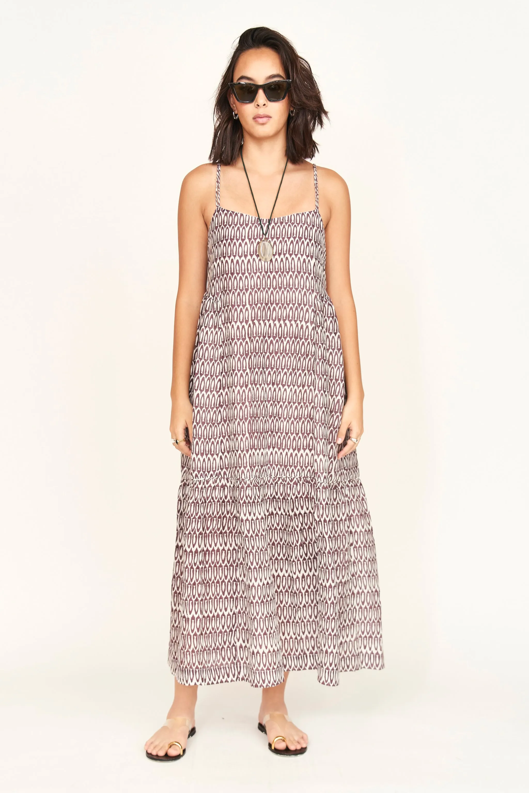 Clemente Dress in Grappa Minnow