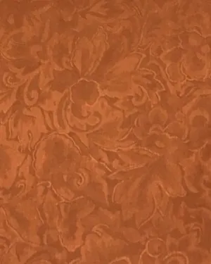 CLSCRFJACQ--Rust Scarf Silk Cowboy Jacquard